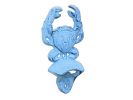 Cast Iron Wall Mounted Crab Bottle Opener 6"