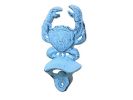 Cast Iron Wall Mounted Crab Bottle Opener 6"