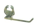 Cast Iron Crab Toilet Paper Holder 10"