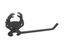 Cast Iron Crab Toilet Paper Holder 10"