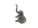 Cast Iron Elephant Metal Door Stop 8"