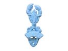Cast Iron Wall Mounted Lobster Bottle Opener 6"