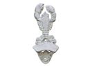 Cast Iron Wall Mounted Lobster Bottle Opener 6"