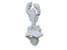Cast Iron Wall Mounted Lobster Bottle Opener 6"