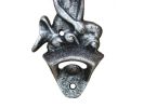 Cast Iron Wall Mounted Mermaid Bottle Opener 6"