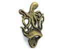 Cast Iron Wall Mounted Octopus Bottle Opener 6"