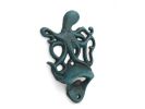 Cast Iron Wall Mounted Octopus Bottle Opener 6"