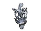 Cast Iron Wall Mounted Octopus Bottle Opener 6"