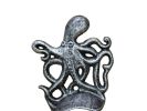 Cast Iron Wall Mounted Octopus Bottle Opener 6"