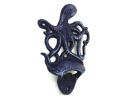 Cast Iron Wall Mounted Octopus Bottle Opener 6"