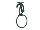 Cast Iron Palm Tree Towel Holder 9"
