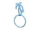 Cast Iron Palm Tree Towel Holder 9"