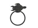 Cast Iron Sea Turtle Towel Holder 7"
