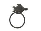 Cast Iron Sea Turtle Towel Holder 7"