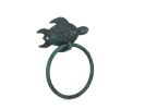 Cast Iron Sea Turtle Towel Holder 7"
