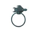 Cast Iron Sea Turtle Towel Holder 7"