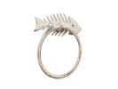 Cast Iron Fish Bone Towel Holder 5.5"