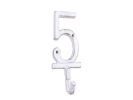 Cast Iron Number Wall Hook 6"