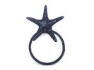 Cast Iron Starfish Towel Holder 8.5"
