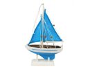 Wooden Sailboat Model Christmas Tree Ornament
