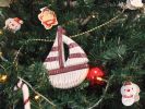 Wooden Rustic Decorative Sailboat Christmas Tree Ornament