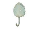 Cast Iron Wall Mounted Decorative Metal Palm Frond Hook 7"