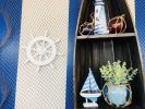 Decorative Ship Wheel with Anchor