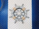 Decorative Ship Wheel with Starfish