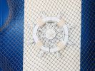 Decorative Ship Wheel with Starfish