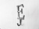 Cast Iron Letter E Alphabet Wall Hook 6"
