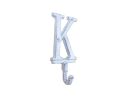 Cast Iron Letter K Alphabet Wall Hook 6"