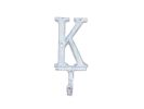 Cast Iron Letter K Alphabet Wall Hook 6"