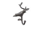Cast Iron Decorative Bird Hook 6"
