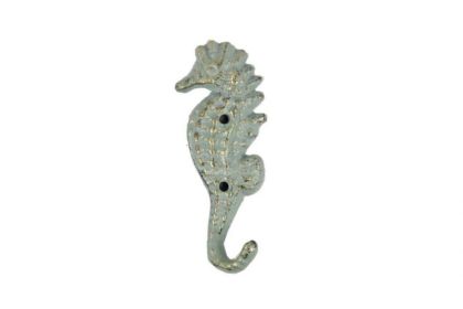 Cast Iron Seahorse Hook 5" (Finish: Antique Bronze)