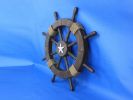 Decorative Ship Wheel with Starfish
