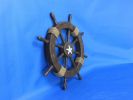 Decorative Ship Wheel with Starfish