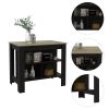 Cala Kitchen Island, Four Legs, Three Shelves