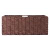 Winsome Wood Tessa Melanie Foldable Woven Fiber Basket Set; Storage Basket