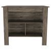 Rockaway 3-Shelf Kitchen Island