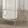 Metal Frame Toilet Paper Holder Stand, Bathroom Tissue Organizer