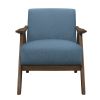 Casual Transitional Greeley Collection Accent Chair Solid Wood Living Room Office Furniture
