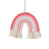 1pc Vibrant Rainbow Macrame Wall Hanging - Stunning Home Decor for Living Room, Bedroom, and More