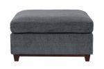 Modular Living Room Furniture Ottoman Chenille Fabric 1pc Cushion Ottoman Couch