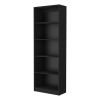 Sutton 5 Shelves Bookcase with Modern Storage Shelves
