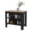Rockaway 3-Shelf Kitchen Island