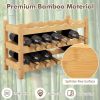 Freestanding Countertop Wine Bottle Organizer Rack