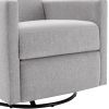 Modern Upholstered Rocker Nursery Chair Plush Seating Glider Swivel Recliner Chair