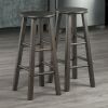 Element 2-Pc Square Leg Bar Stool Set