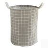 Large Capacity Waterproof Foldable Round Laundry Hamper Storage Basket