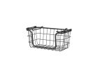 Oceanstar Stackable Metal Wire Storage Basket Set for Pantry, Countertop, Kitchen or Bathroom